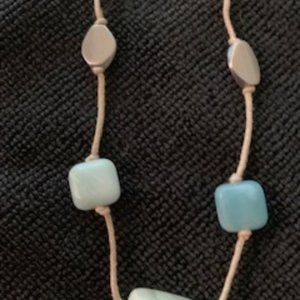 J Jill Turquoise Bead Necklace and Earring set
